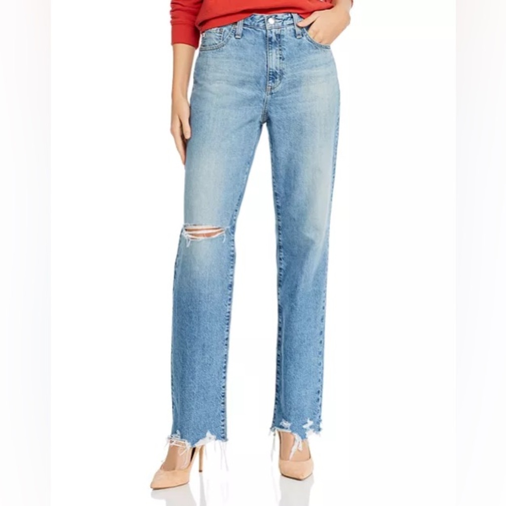 AG Adriano Goldschmied Alexxis High Rise Straight Leg Vintage Jeans 25 1990 Hero